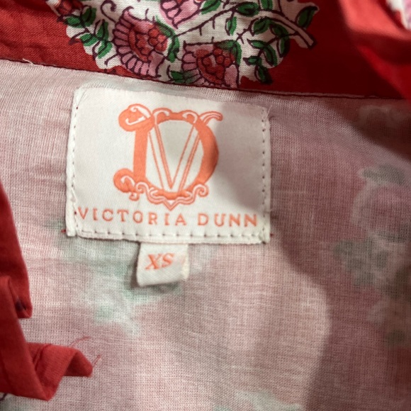 Victoria Dunn Red Floral Long Sleeve Dress - Picture 6 of 6